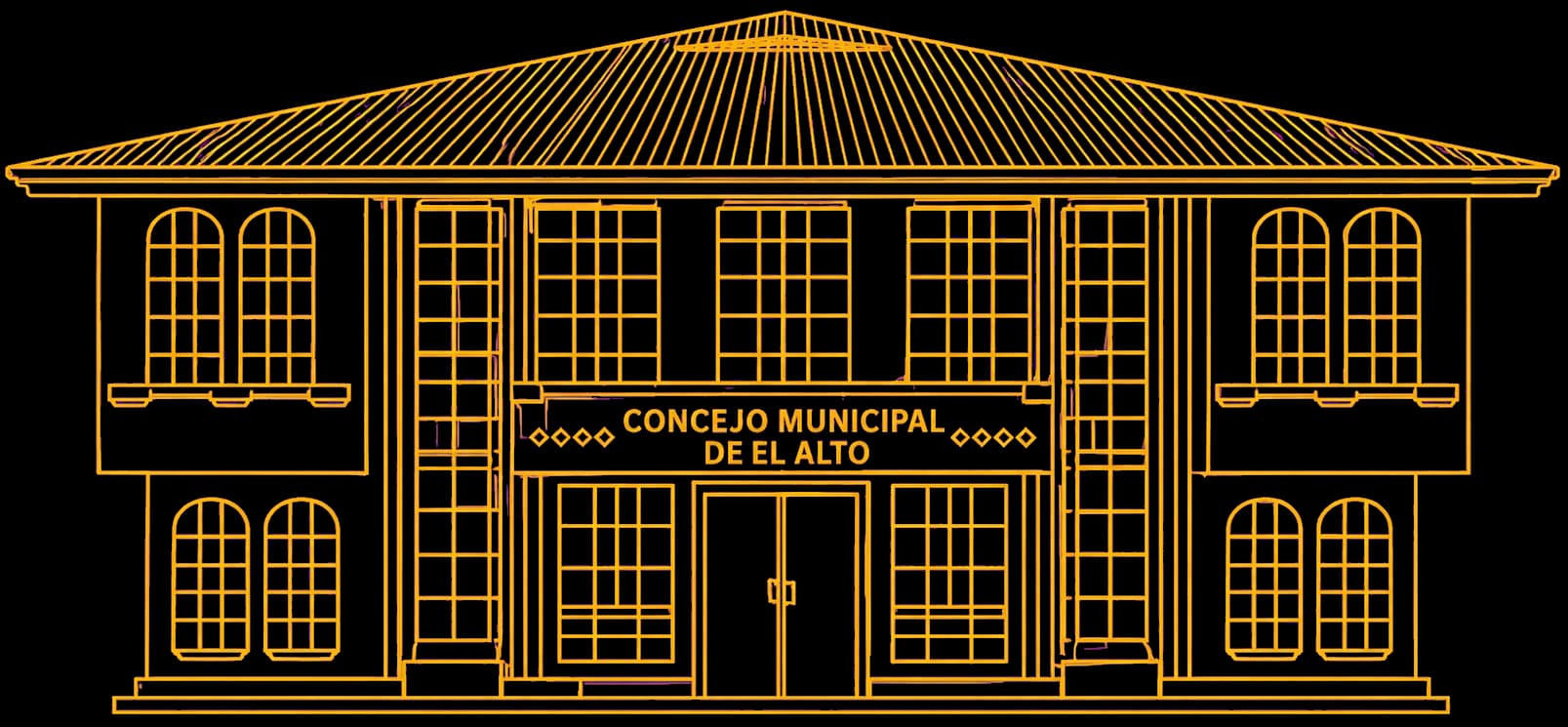 Frontis del Concejo Municipal de El Alto